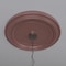 Ekena Millwork PVC Medallion (Canopies up to 13 1/2"), 22"OD x 3 1/2"ID x 1 1/2"P, Metallic Champagne Pink CMP22TRFCP - alternate 7